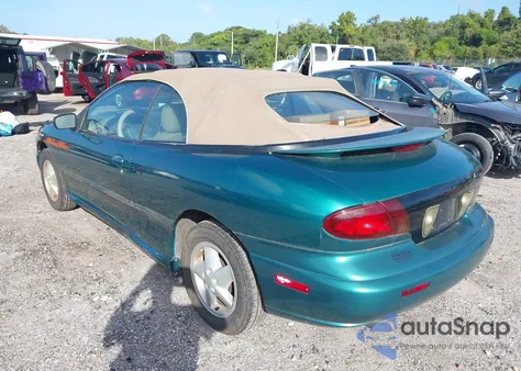 1999 Pontiac Sunfire Gt from USA, damaged, VIN 4G2JB32T3XB204395